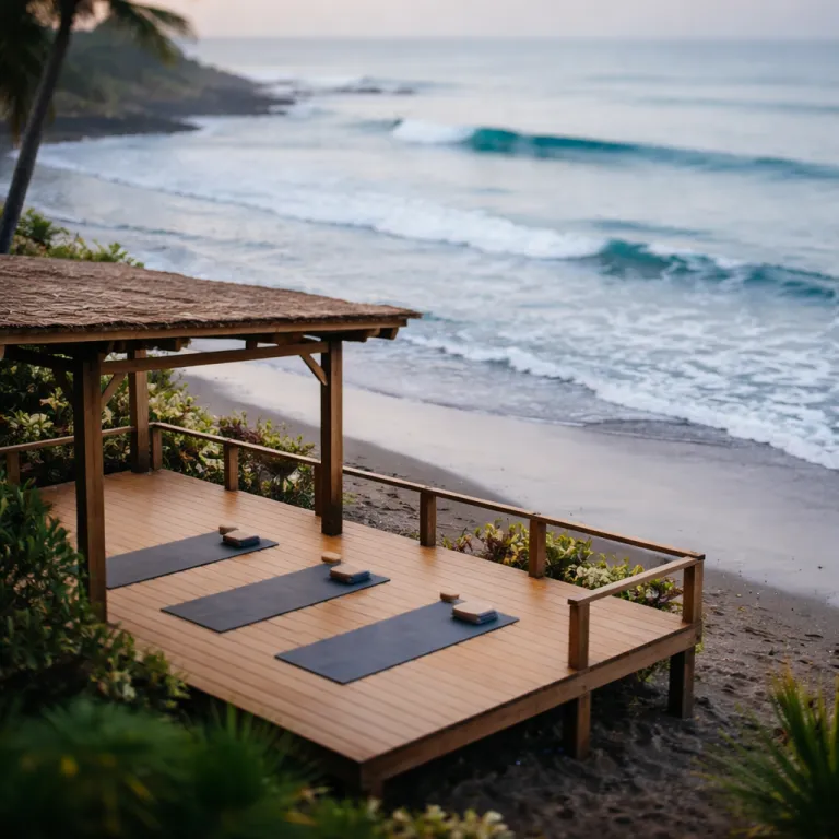 Puro Surf's yoga deck at dawn: a stay report from El Zonte's surf-and-wellness pairing